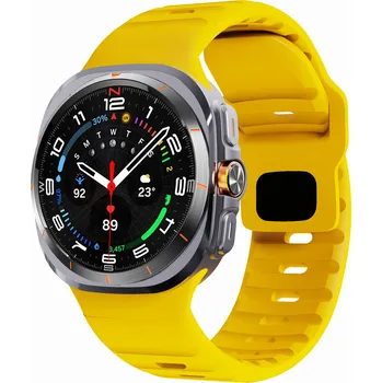 Pouzdro na mobilní telefon Řemínek Bizon pro Samsung, žlutý