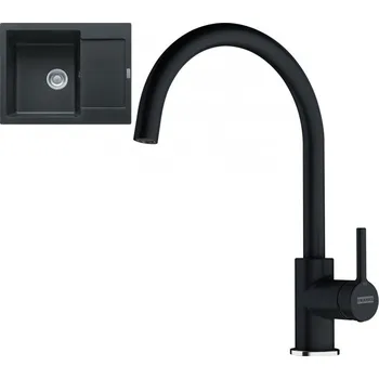 Granitový dřez Set G275 Franke MRG 611-62 + Franke FC 6018 Lina (šedý kámen + šedý kámen)