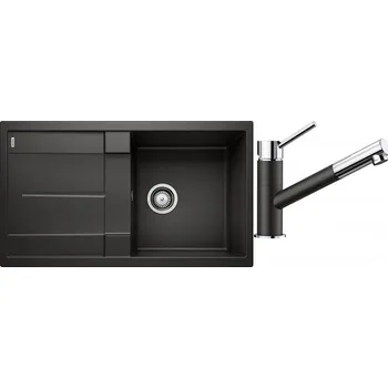 Granitový dřez Set RS Blanco Metra 5 S + Blanco Kano-S (bílá + bílá)