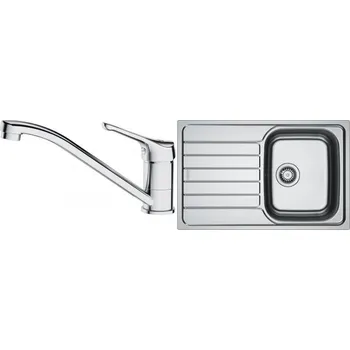 Kuchyňský dřez Set N104 Franke SKN 611-78 + Franke FB 250 (nerez + chrom)