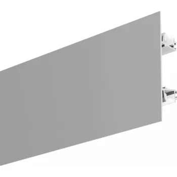LED lišta LED hliníkový profil KLUŚ PLAKIN-DUO neanodizovaný 1m Délka: 2 metry, Provedení: Neanodizovaný (surový)