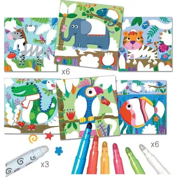 kreativní sada Créa Lign Tvoření magickými fixy Zvířátka