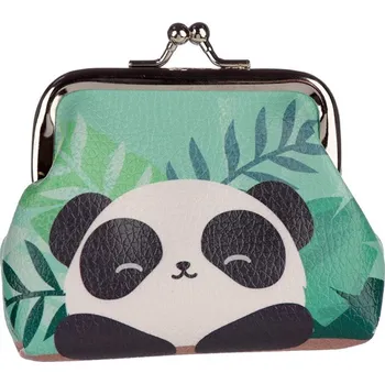 Peněženka Mini peněženka Panda Barva: Zelená