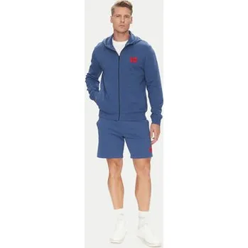 Pánské oblečení HUGO Mikina Daple212 50447972 Modrá Regular Fit M