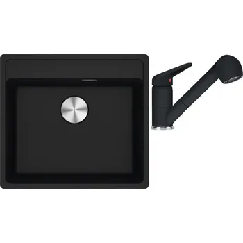 Granitový dřez Set RS Franke Maris MRG 610-52 RTL + Franke FC 9547 (bílá led + bílá led)