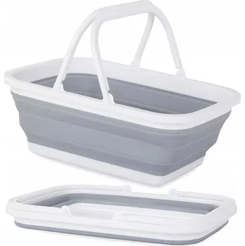 Koš na prádlo Koš na prádlo Smukee 9 l bílý, šedý