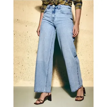 Dámské džíny Sinsay - Volné džíny - modrá - 883EV-50J - 883EV-50J-34