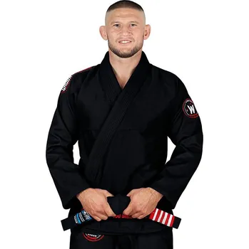 Kimono BJJ kimono GI Ground Game WIZARD - černé Velikost: A4