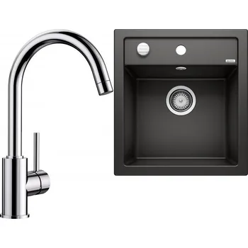 Granitový dřez Set RS Blanco Dalago 45 + Blanco Mida (bílá + chrom)