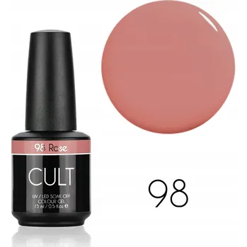 Přípravek na nehty CULT Colour Gel / Hybridní lak 15 ml UV/LED Rose 98