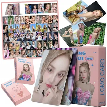 Obraz 55 SZT NOWY IDOL ALBUM PERIFERNÍ PLAKATÓW ZDJĘĆ KART LOMO SONG YUQI