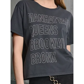 Sinsay - Tričko s krátkým rukávem - šedá - 345FK-90X - 345FK-90X-L