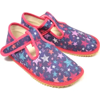 Dívčí obuv Beda Barefoot papuče BFN Stars EUR 28