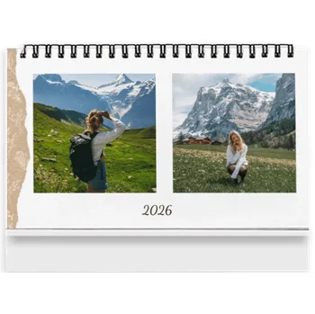 Fotokalendář Fotokalendář stolní, 14-denní, 2026, Krásné vzory a jednoduchý editor Motiv Dovolená u moře. Motiv Přírodní