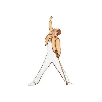 Brož Brož slavné osobnosti ze dřeva s praktickým zapínáním a možností výměny či vrácení do 30 dnů zdarma. - BR112