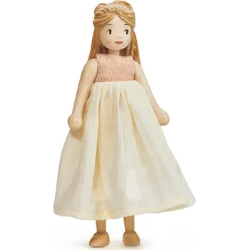 Hračka pro nejmenší Dřevěná panenka Tender Leaf Ferne Wooden Doll