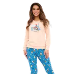 Dámské dlouhé pyžamo Cornette 467/426 Paris XL Žlutá