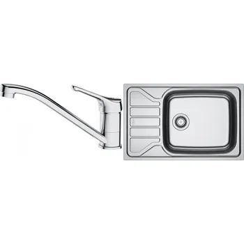 Granitový dřez Set N100 Franke FLN 611-78 + Franke FB 250 (nerez + chrom)