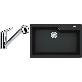 Granitový dřez Set RS Franke Urban UBG 610-78 + Franke FC 9547 (šedá břidlice + chrom)