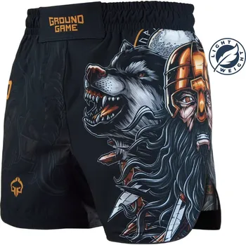 Lehké MMA kraťasy Ground Game RAGNAROK - černé Velikost: S