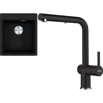 Granitový dřez Set RS Franke Maris MRG 610-39 FTL + Franke FN 6110 Active New (šedý kámen + šedý kámen)