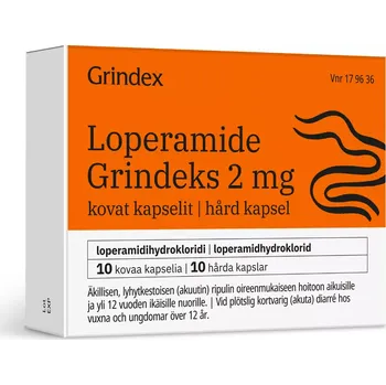 Loperamide Grindeks 2 mg 20 cps.