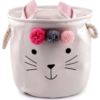 Úložný box Textilní úložný koš králík