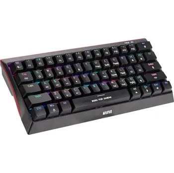 Klávesnice Marvo Hecate 61B - černá, RGB, mechanická, modré spínače