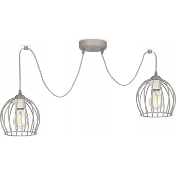 Závěsné svítidlo PAJĄK DRUCIAK OWAL 2 - šedá barva