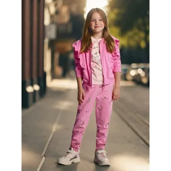 Dívčí kalhoty Sinsay - Vzorované tepláky - vícebarevná - 921GH-MLC - 921GH-MLC-134