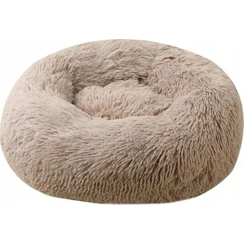 Pelíšek pro psa PETS plyšové pelíšek pro psa hnědá 60 cm x 60 cm