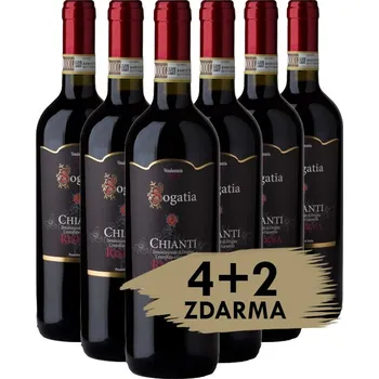 Víno Vinařství Sogatia Chianti Riserva Sogatia DOCG 2021, 4+2 zdarma