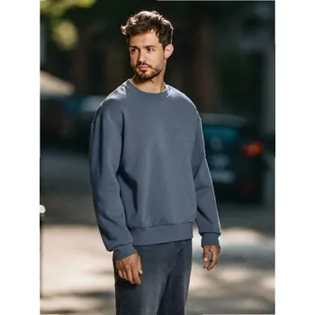 Pánská mikina Sinsay - Mikina basic - modrá - 2325O-58X - 2325O-58X-XS