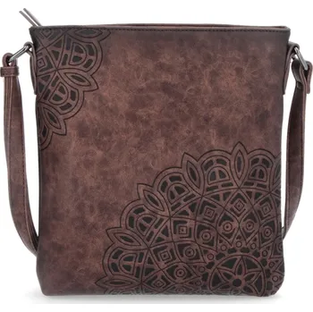 Kabelka Indee Dámská crossbody kabelka 6269 hnědá