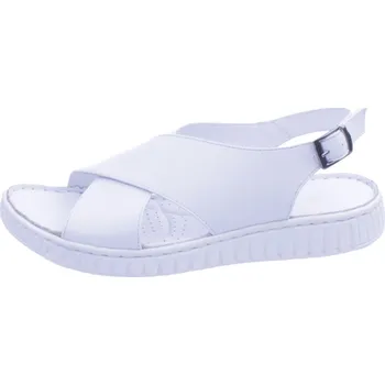 Dámské sandále LaPinta Boty La Pinta 505 bílé dámské letní kožené sandály Velikost: 41