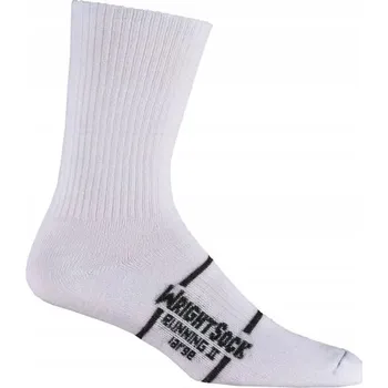 Dámské ponožky WrightSock RUNNING II Bílé Ponožky na běhání z USA Velikost 37-42