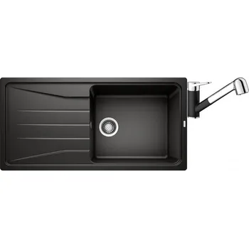 Granitový dřez Set RS Blanco Sona XL 6 S + Blanco Wega-S II (bílá + bílá)