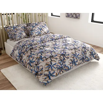 Povlečení Povlečení z mikrovlákna FLORVINA béžové Rozměr povlečení: 2 ks 70 x 90 cm | 200 x 220 cm, 140x200 / 70x90 cm, 140x220 / 70x90 cm, 200x220 + 2 polštáře 70x90 cm