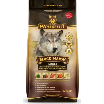 Krmivo pro psa WOLFSBLUT Black Marsh Water buffalo - suché krmivo pro psy - 12,5kg