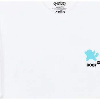 Celio Tričko Pokemon Squirtle 1167703 Bílá S