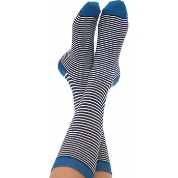 Pánské termoprádlo ALBERO NATUR BIO Ponožky pruhované 35-46 98% GOTS Bio bavlna 2% elastan Béžová 43/46