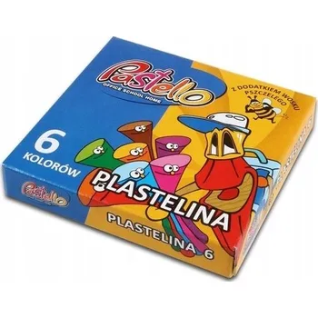 Modelovací hmota Plastelína 6 Barev Pastello