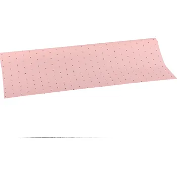 Stuha Floristická fólie s tečkou 50cm x 9,1m 2 světle růžová