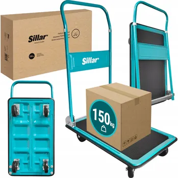 Plošinový vozík Plošinový vozík Sillar skládací nákladní 150 kg
