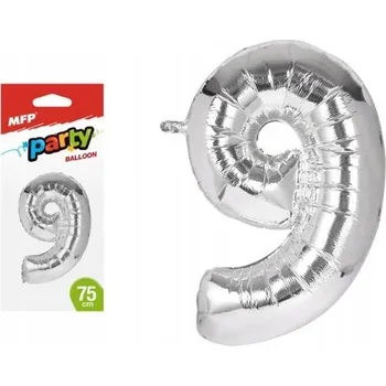 Balónek Fóliový balónek číslice 9, 75 cm