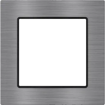 Elektrická zásuvka UNIC Rámeček pro 1 modul, 82mm slitina hliníku šedý