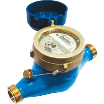 Instalatérský materiál Enbra Vodoměr domovní mokroběžný SISMA IBRF-P/25/6,3, DN 25, 1" (připojení 5/4"), rozteč 260 mm, Q3 6,3 m³/hod., na studenou vodu, možnost impulsního vysílače, puls 10 L, 105500026030