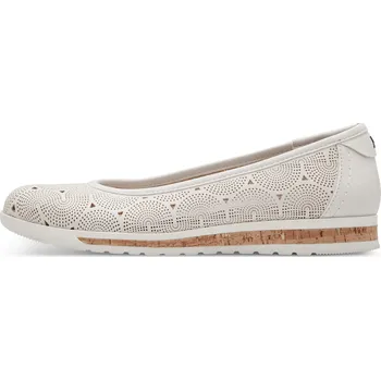 Dámské baleríny JANA SHOES NĚMECKO Boty Jana 178 bílé dámské baleríny Velikost: 37