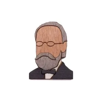 Šperk Dřevěná brož Bedřich Brooch s možností výměny či vrácení do 30 dnů zdarma - BR91