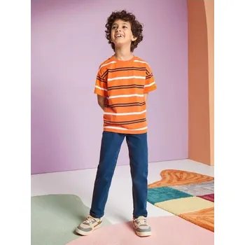 Chlapecké kalhoty Sinsay - Kalhoty s potiskem - námořnická modrá - 918EM-95J - 918EM-95J-134